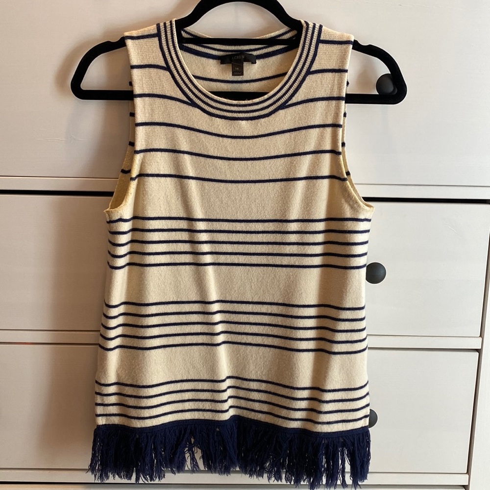 I crew sweater tank